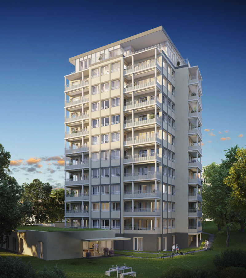 2-Zimmer-Wohnung in zentraler Lage im Bodeturm